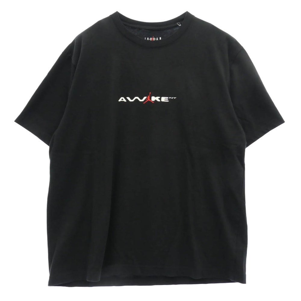 NIKE ナイキ Tシャツ IB7290-010 ? AWAKE JORDAN BRAND M J AWNY TEE BLACK WHITE UNIVERSITY RED アウェイク ジョーダンブランド AWNY S/S Tシャツ XXL【中古】