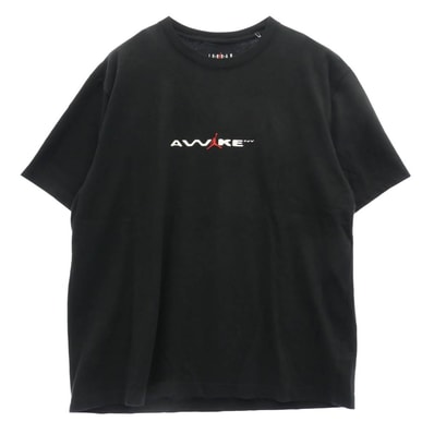 NIKE ナイキ Tシャツ IB7290-010 ? AWAKE JORDAN BRAND M J AWNY TEE BLACK WHITE UNIVERSITY RED アウェイク ジョーダンブランド AWNY S/S Tシャツ XXL【中古】
