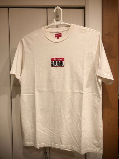 Supreme Gonz Nametag S/S Top "Natural"