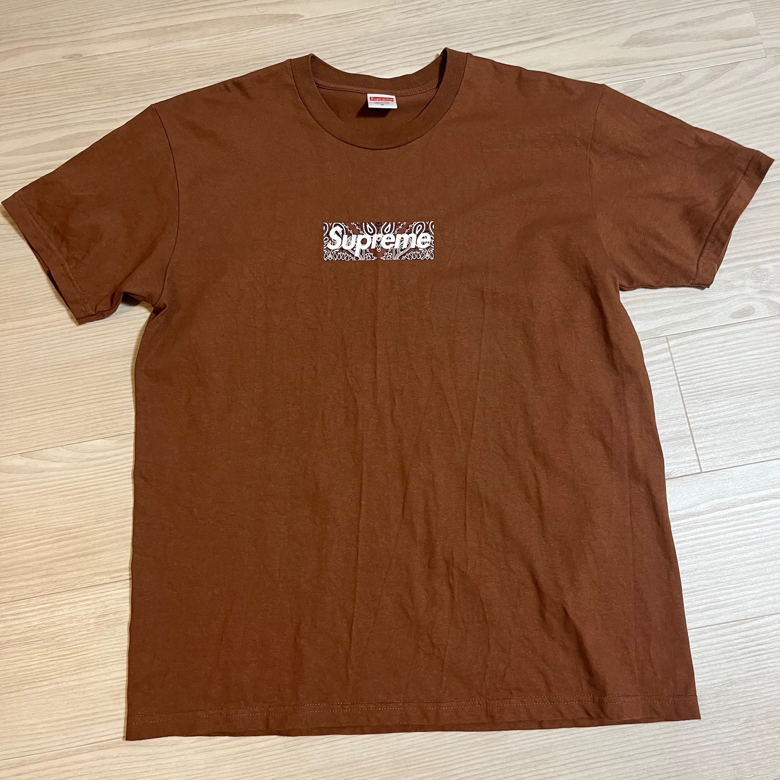 Supreme Bandana Box Logo Tee "Brown"