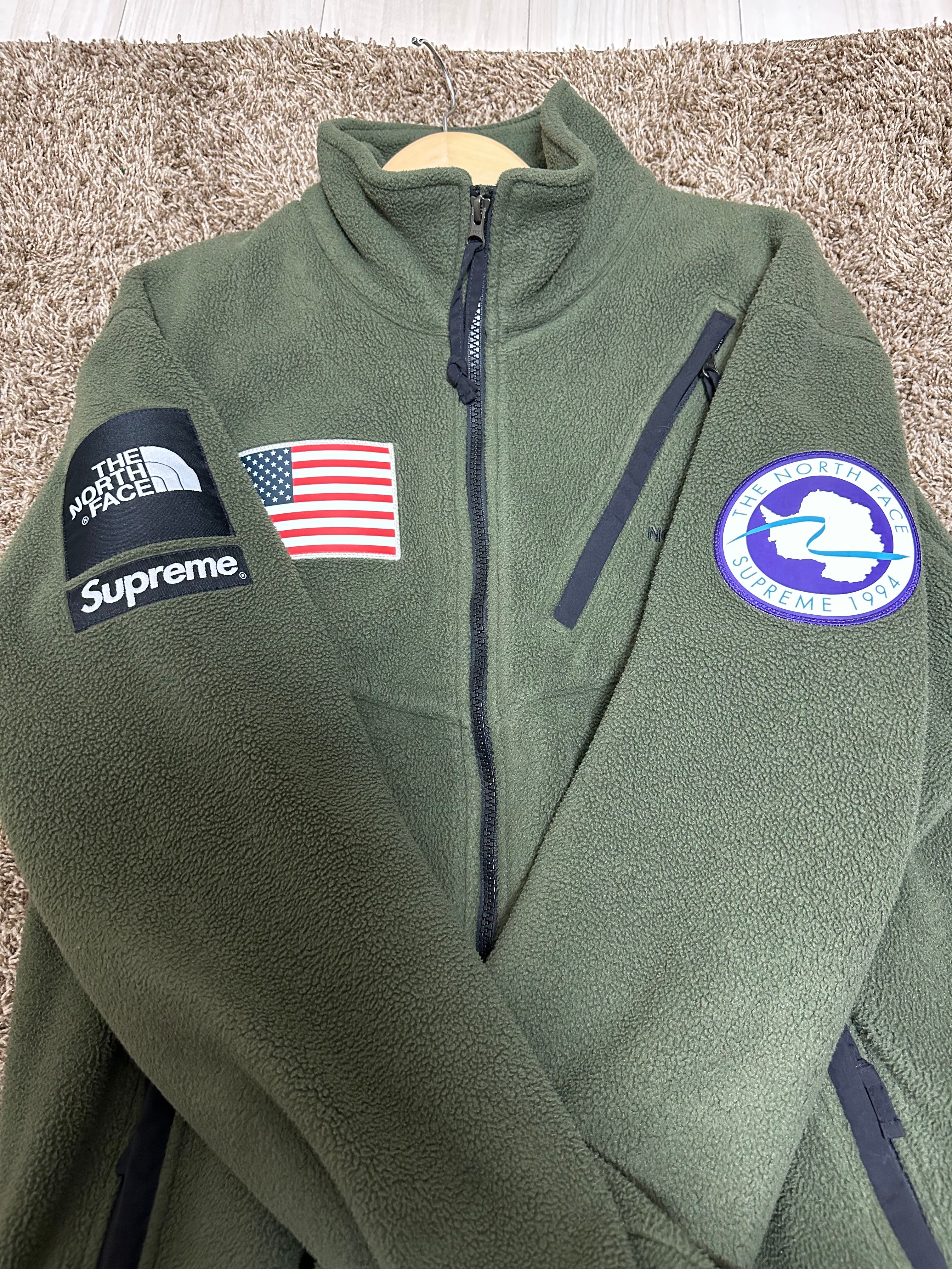 Supreme x The North Face Polartec Fleece Jacket "Olive"