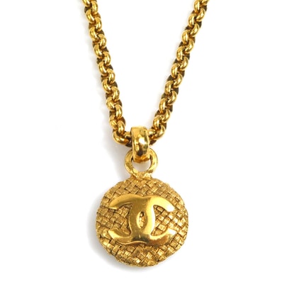 シャネル CHANEL ネックレス ココマーク メタル ゴールド レディース【中古】 e62092k