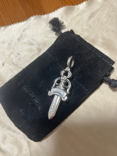 Chrome Hearts Double Dagger Pendant "Silver"
