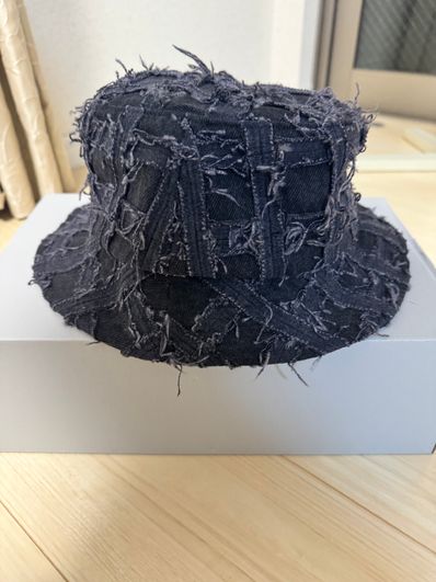 Supreme Frayed Patchwork Denim Crusher "Washed Black"