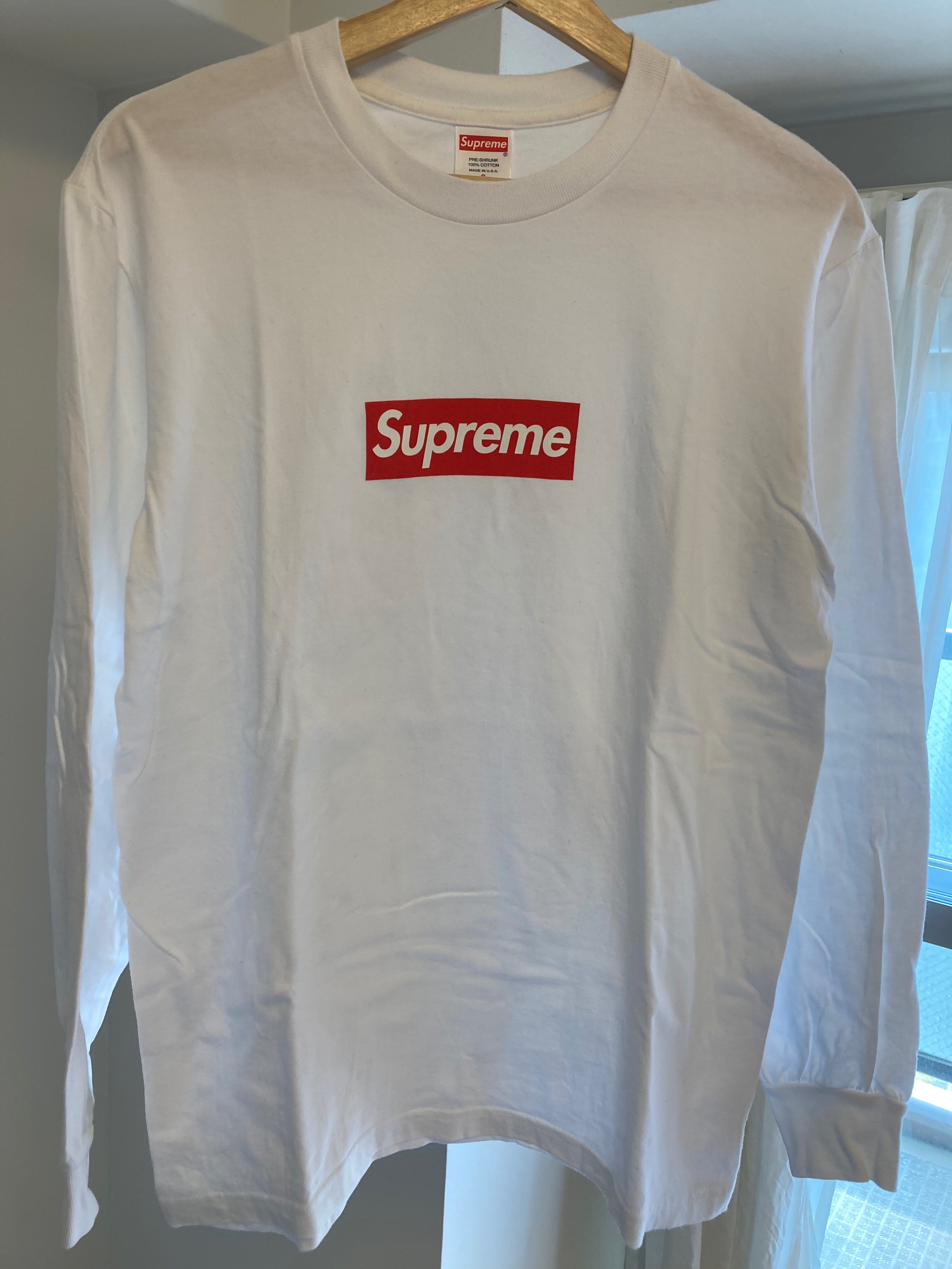 Supreme Box Logo L/S Tee "White"