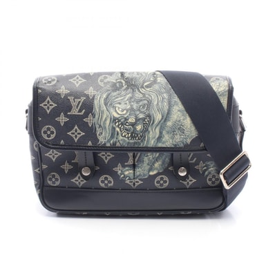 ルイ・ヴィトン LOUIS VUITTON メッセンジャーPM モノグラムサバンナ ショルダーバッグ バッグ PVCコーティングキャンバス レザー モノグラム メンズ ネイビー系 / ブルー系 M54248 【中古】