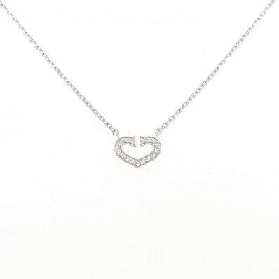 カルティエ Cハート ネックレス