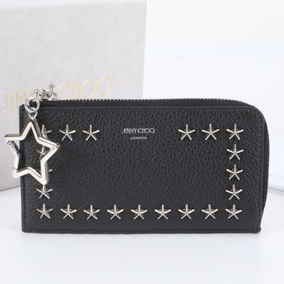 ■極美品 ジミーチュウ スター スタッズコインケース レザー