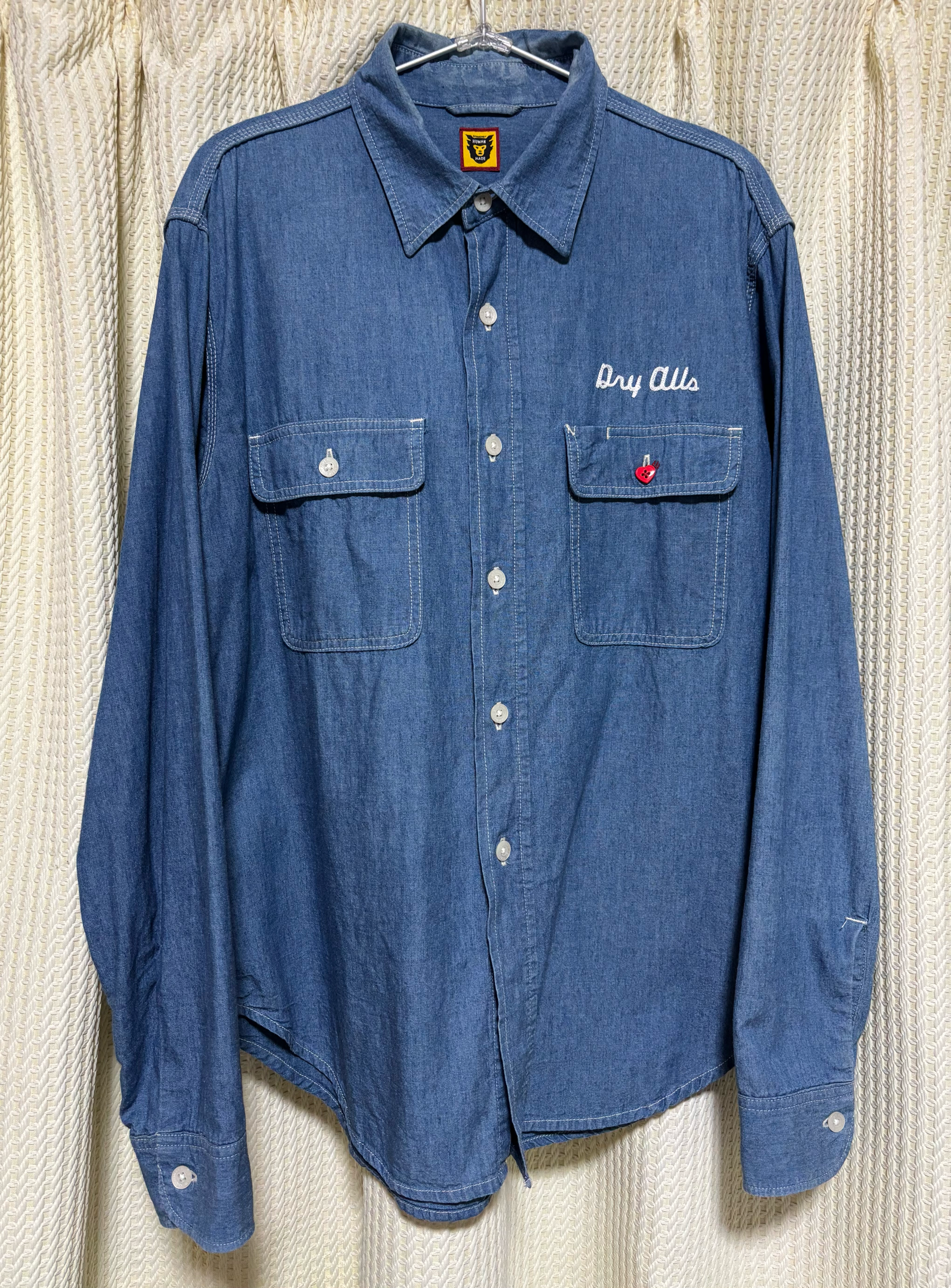 HUMAN MADE CHAMBRAY L/S SHIRT HM21SH004
