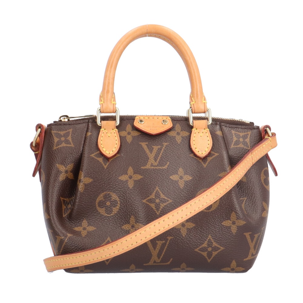ルイヴィトン ナノテュレン モノグラム ショルダーバッグ モノグラムキャンバス MM61253 ブラウン レディース LOUIS VUITTON  中古