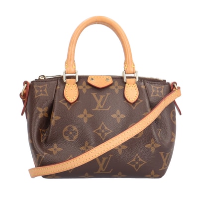 ルイヴィトン ナノテュレン モノグラム ショルダーバッグ モノグラムキャンバス MM61253 ブラウン レディース LOUIS VUITTON 中古
