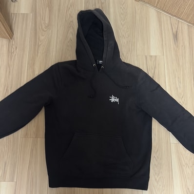 Stussy Basic Stussy Hoodie 2023 "Black"