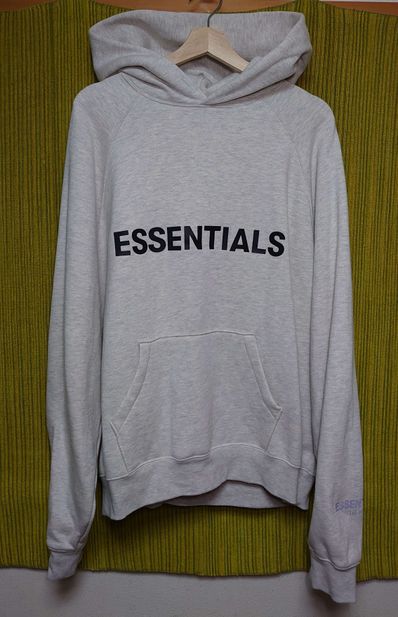 FEAR OF GOD 3D Silicon Applique Pullover Hoodie "Oatmeal Heather"