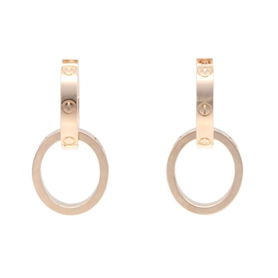 カルティエ CARTIER ラブイヤリング マルチウェア ピアス ジュエリー K18PG(ピンクゴールド) レディース ゴールド系 B8301498 【中古】
