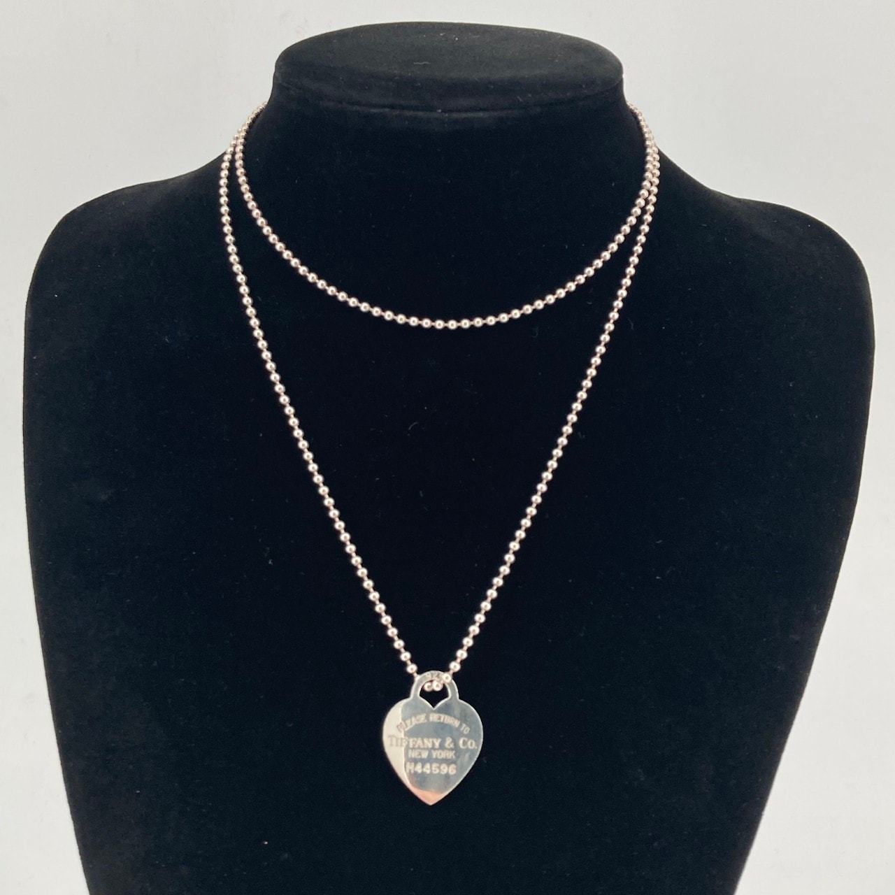TIFFANY&Co.(ティファニー) リターン トゥ ティファニー ハートタグ ロングチェーン  Ag925 ネックレス 22.95g シルバー