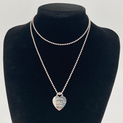 TIFFANY&Co.(ティファニー) リターン トゥ ティファニー ハートタグ ロングチェーン Ag925 ネックレス 22.95g シルバー