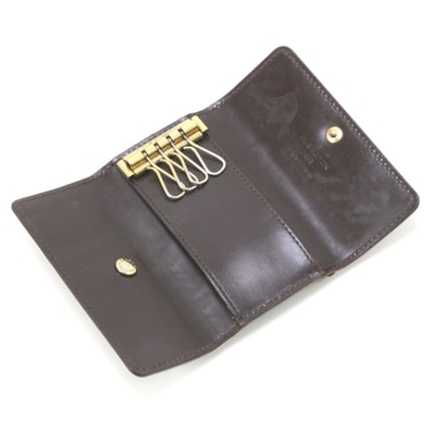 $$ LOUIS VUITTON ルイヴィトン キーケース ヴェルニ ミュルティクレ4 M93517 アマラント