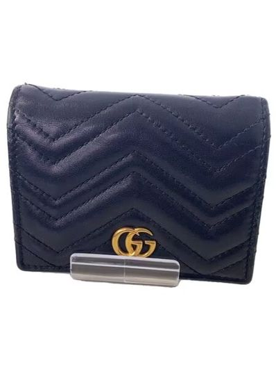 GUCCI GG Marmont Card Case Wallet "Black"