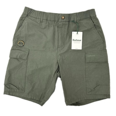バブアー MST00760L52 カーキ SPEY POPLIN SHORT パンツ M
