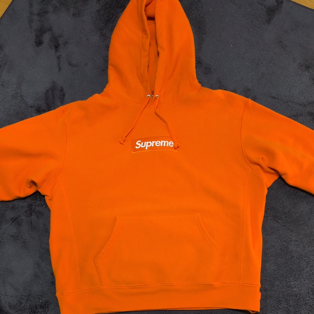 Supreme Box Logo Hooded Sweatshirt "Orange" (24FW)