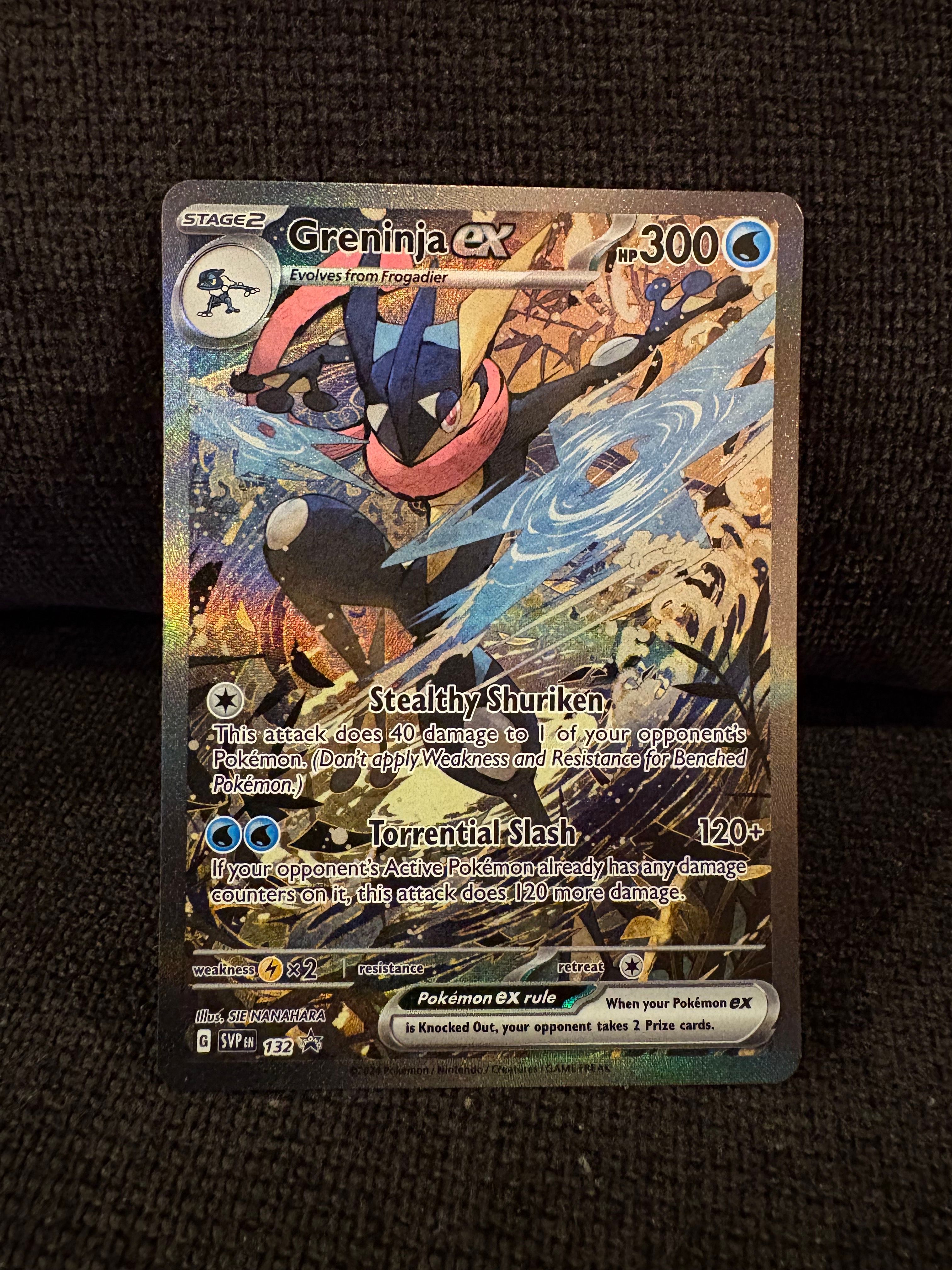 ゲッコウガex P [SVP EN 132]【英語版】(スカーレット&バイオレット「シュラウデッドフェイブル ゲッコウガex スペシャルイラストレーション コレクション」)