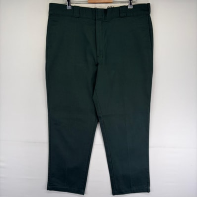 古着 ディッキーズ Dickies パンツ ワークパンツ 874 ストレート 大きいサイズ チノパン スラックス W40 L30 グリーン系 メンズ