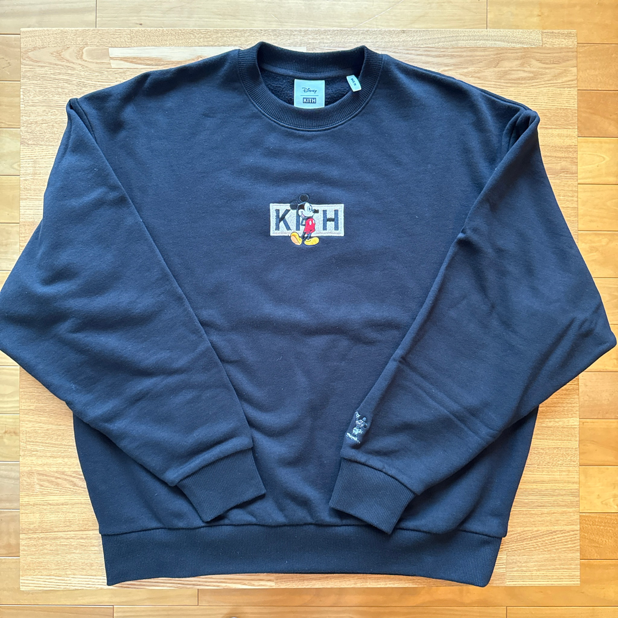 Kith x Disney Mickey & Friends Cyber Monday Mickey Classic Logo Crewneck "Black"