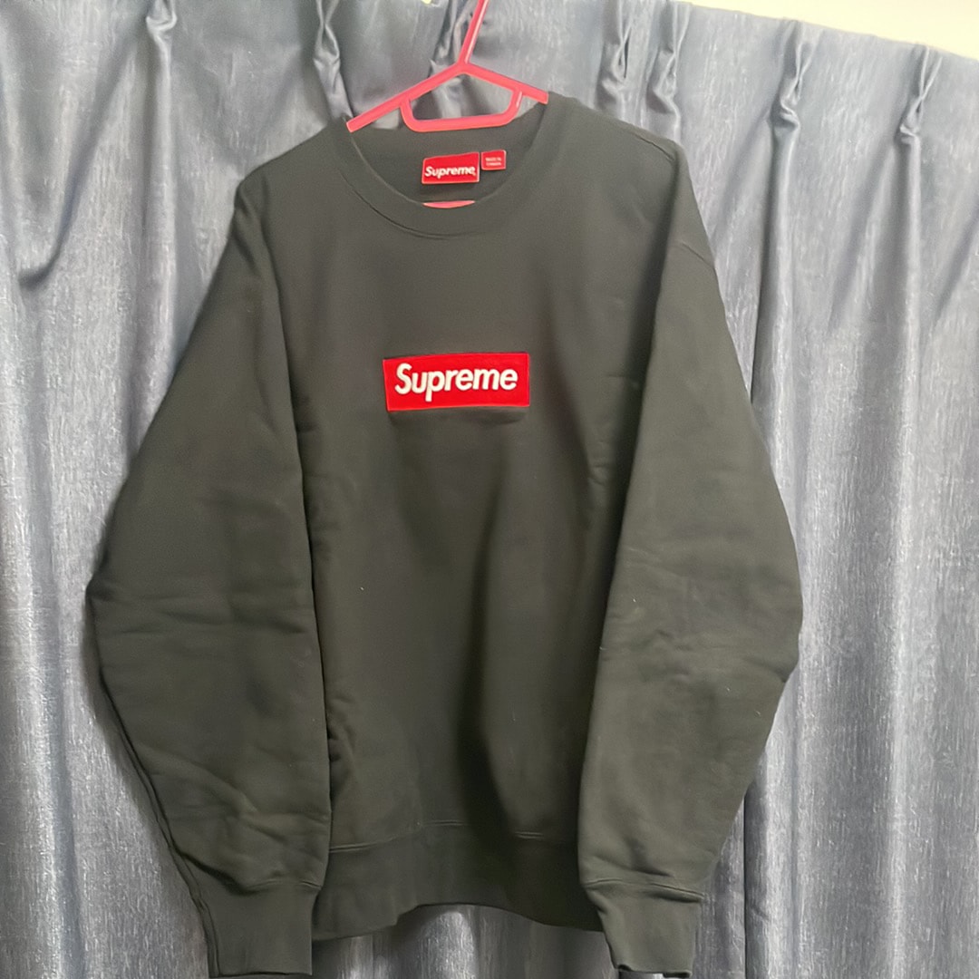 Supreme Box Logo Crewneck "Black" (22FW)