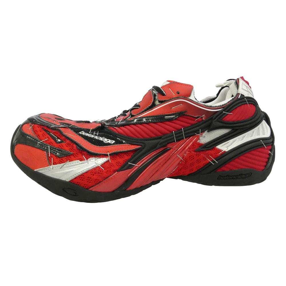 BALENCIAGA バレンシアガ 26SS 841506 Soleless Sneakers ローカット スニーカー レッド系 27.5cm【中古】