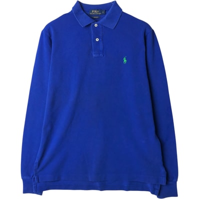 古着 ラルフローレン Ralph Lauren POLO RALPH LAUREN CUSTOM FIT 長袖 ポロシャツ メンズM相当/eaa648976