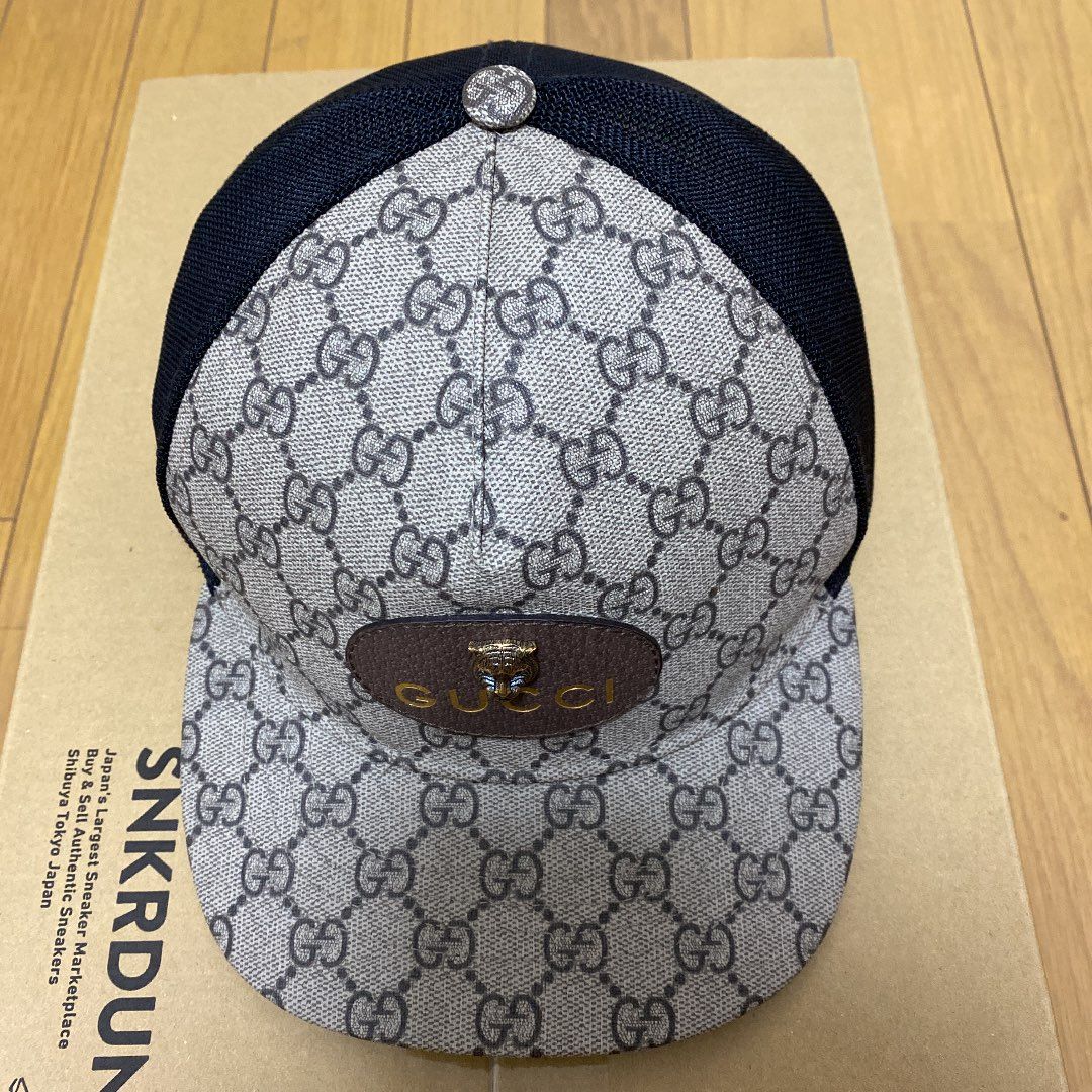 GUCCI GG Supreme Tiger Cap "Beige"