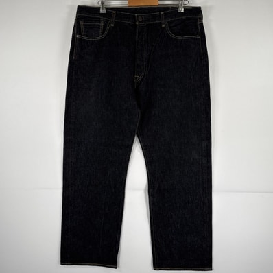 古着 リーバイス Levi's デニムパンツ 501 ジーパン ストレート 大きいサイズ ボタンフライ ジーンズ ビッグサイズ w40 L32 ブラック メンズ