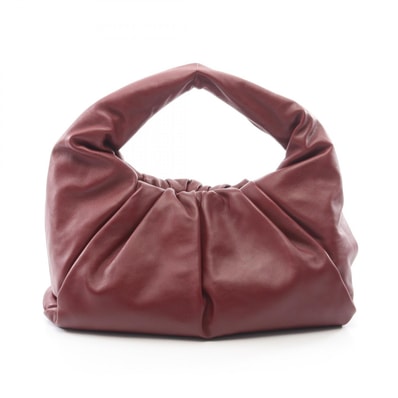 ボッテガヴェネタ BOTTEGA VENETA ザ ショルダーポーチ ハンドバッグ バッグ レザー レディース ボルドー系 610524 【中古】