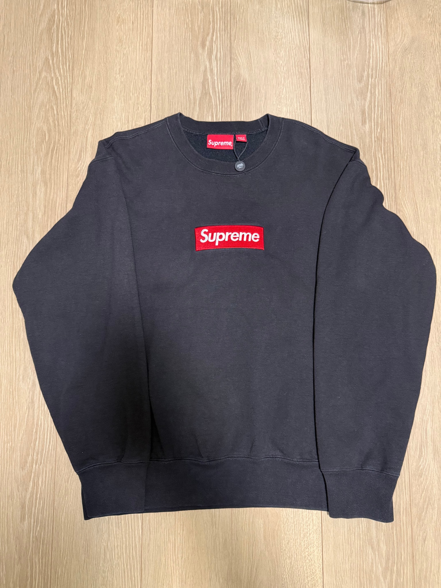 Supreme Box Logo Crewneck "Black" (22FW)