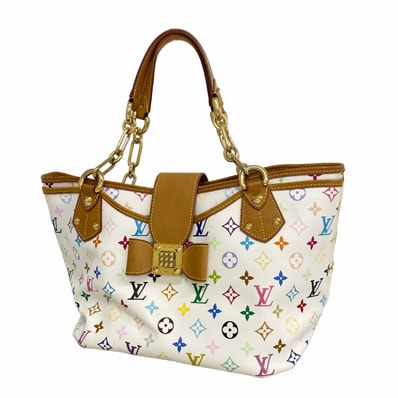 【6dc3159】ルイヴィトン トートバッグ モノグラム・マルチカラー アニーGM M40303 ブロン【中古】レディース