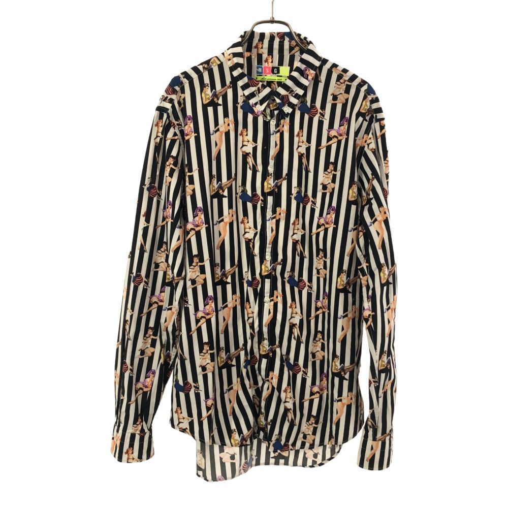 MSGM 長袖 ボタンダウンシャツ