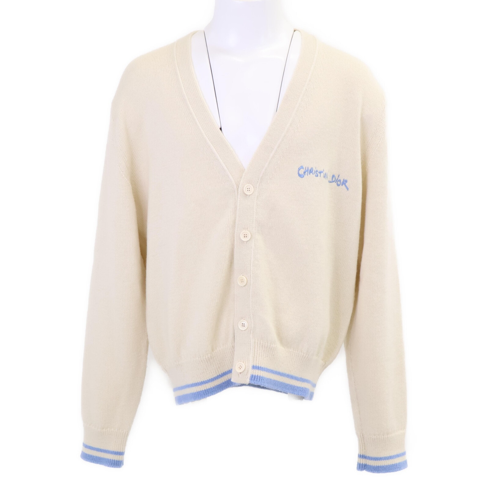 ディオール 【国内正規】443M204AT879 ウールxアルパカ ニットカーディガン/ L