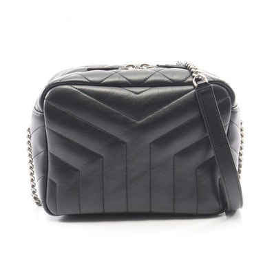 サンローランパリ SAINT LAURENT PARIS ルル ショルダーバッグ バッグ レザー レディース ブラック系 574102 【中古】