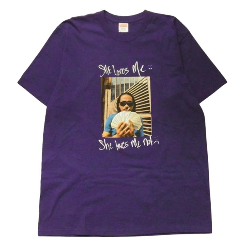 Supreme シュプリーム Tシャツ 25SS Max B Tee Purple マックス B Tシャツ 半袖カットソー パープル系 L【美品】【中古】