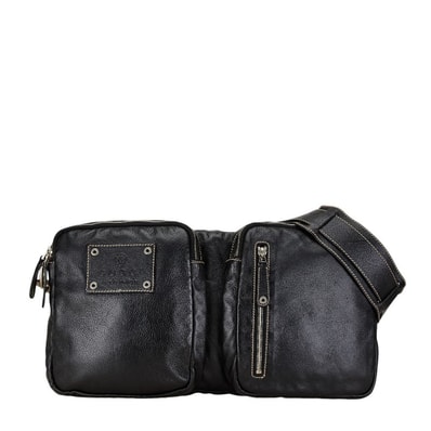グッチ 斜め掛け ショルダーバッグ 201842 ブラック レザー レディース GUCCI 【中古】