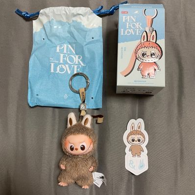 POP MART THE MONSTERS (LABUBU) Pin for Love Series-Vinyl Plush Pendant (N-Z) &
