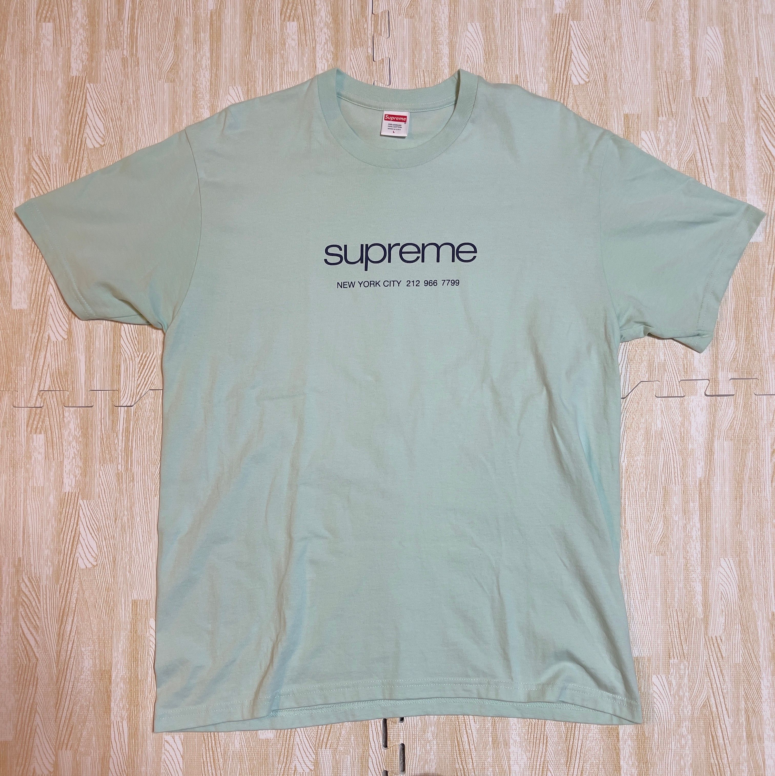 Supreme Shop Tee "Pale Mint"