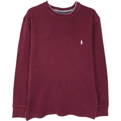 古着 ラルフローレン Ralph Lauren POLO RALPH LAUREN SLEEPWEAR サーマルロンT ワッフル メンズM相当/eaa625341