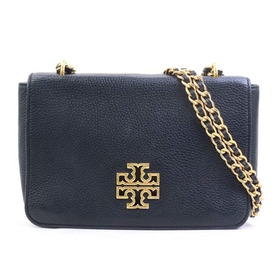 トリーバーチ Tory Burch ショルダーバッグ レザー ブラック レディース【中古】 r11131a