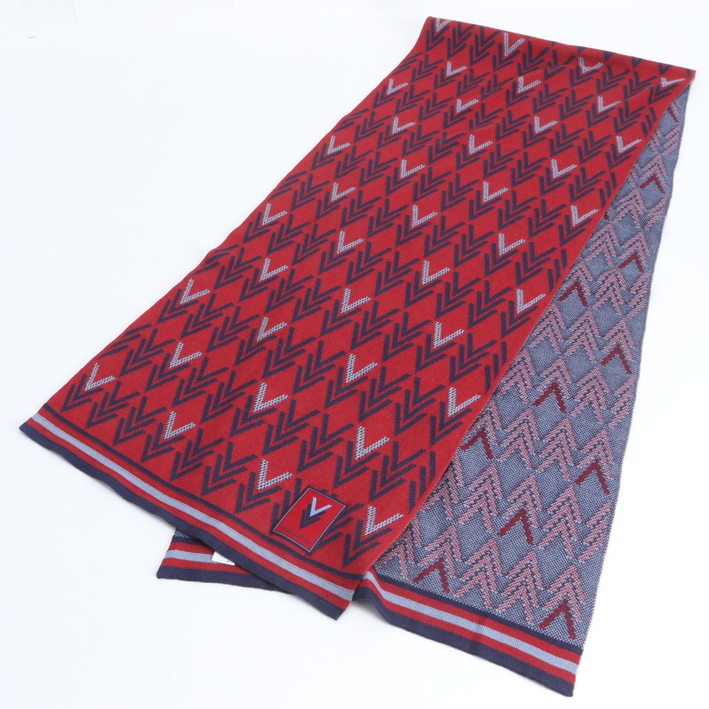 ■美品 ルイヴィトン エシャルプ VVV カシミヤ 混 M70246