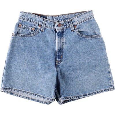 古着 90年代 リーバイス Levi's 550 RELAXED FIT デニムショーツ ショートパンツ USA製 レディースL(w30)相当 ヴィンテージ/eaa659012