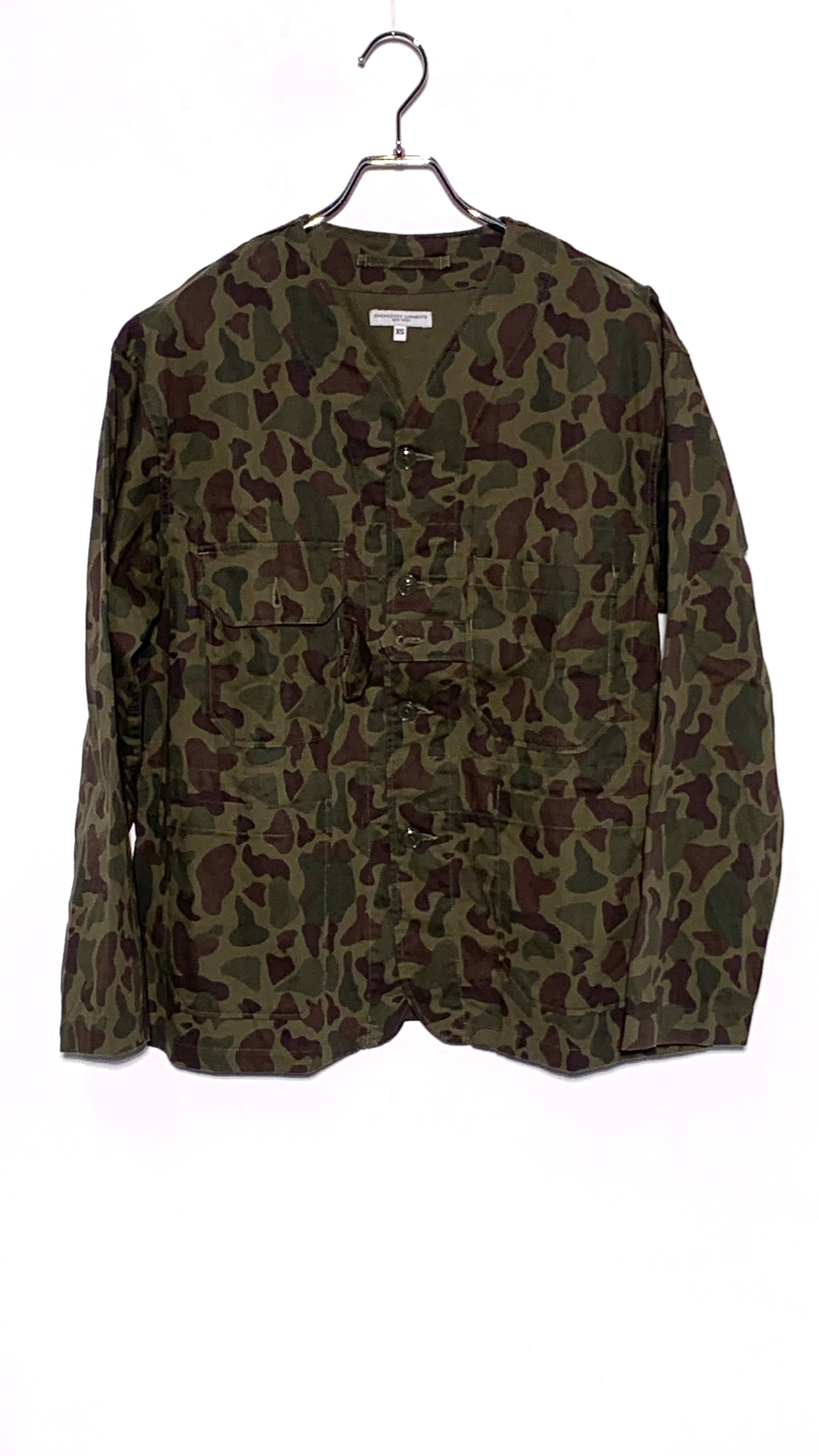 Engineered Garments cardigan jacket Olive camouflage 23SS