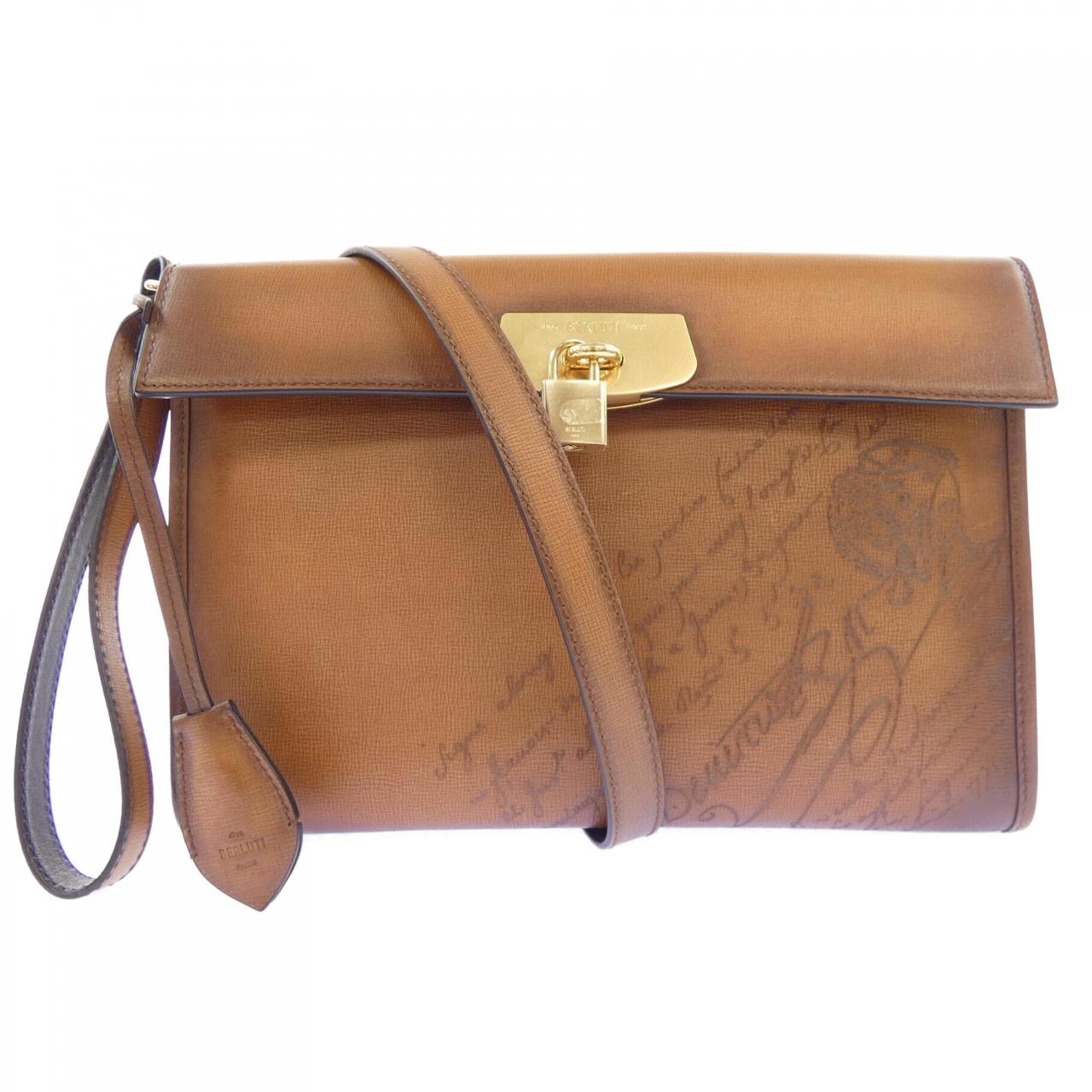 ベルルッティ Berluti エミーオスクリットレザーメッセンジャー BAG