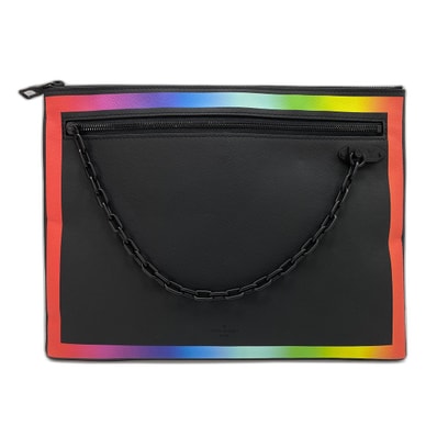 ヴィトン LV タイガ ヴァージルアブロー クラッチバッグ【中古】