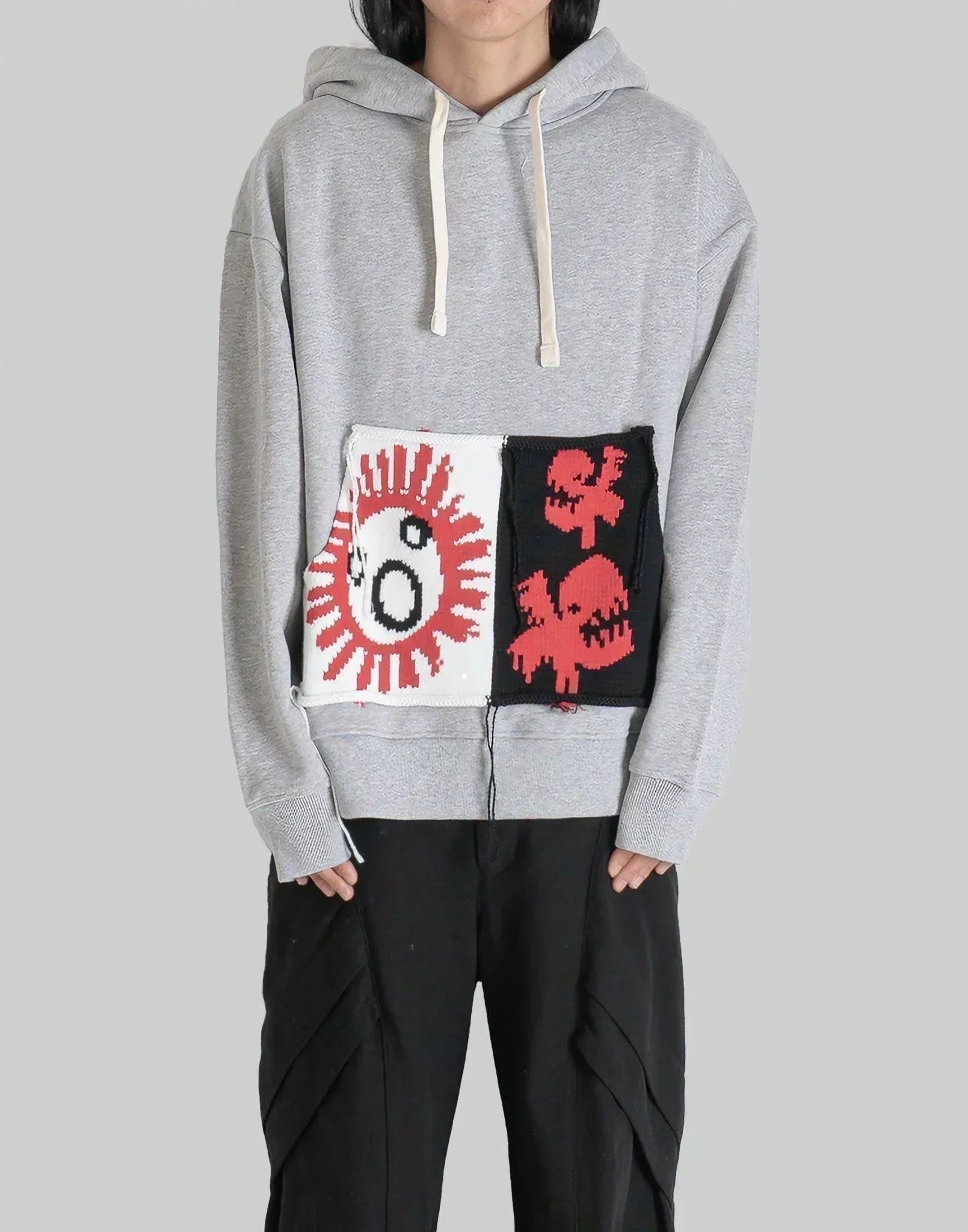 Charles Jeffrey LOVERBOY PATCH RABBIT EARS HOODY チャールズジェフリー ラバーボーイ ラビットイヤー フーディー